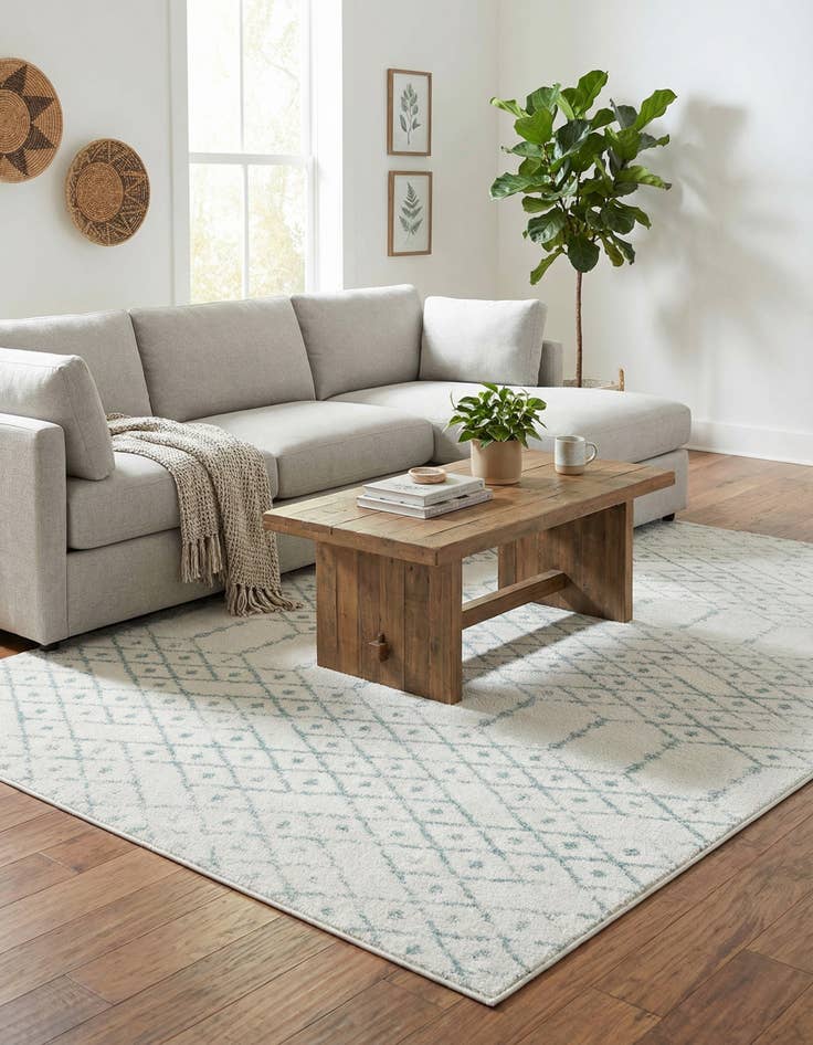 Detail image of  10' x 14' Paxon Trellis Rug