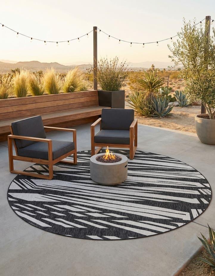 10' x 10' Easy-Clean Modern Indoor / Outdoor...