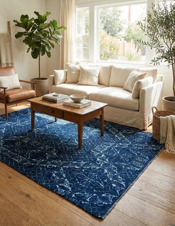 4' 9 x 7' 9 Hand Knotted Darya Rug