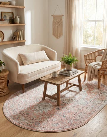 3' 3 x 5' 3 Madeline Vintage Oval Rug
