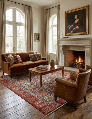 5' 10 x 7' 9 Hand Knotted Ariana Ziegler Rug