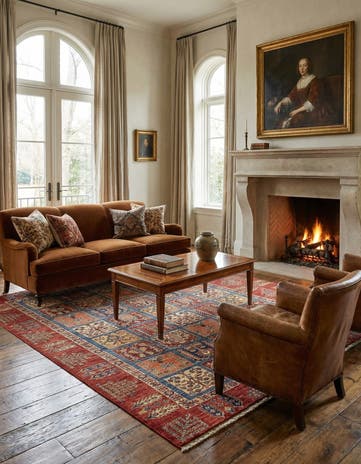 5' 10 x 7' 9 Hand Knotted Ariana Ziegler Rug