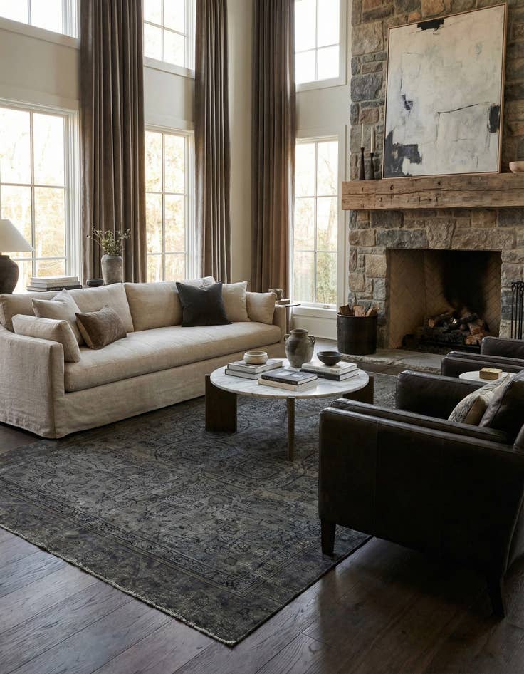 Detail image of 6' 4 x 12'  Hand Knotted Ultra Vintage Persian Wool Runner Rug