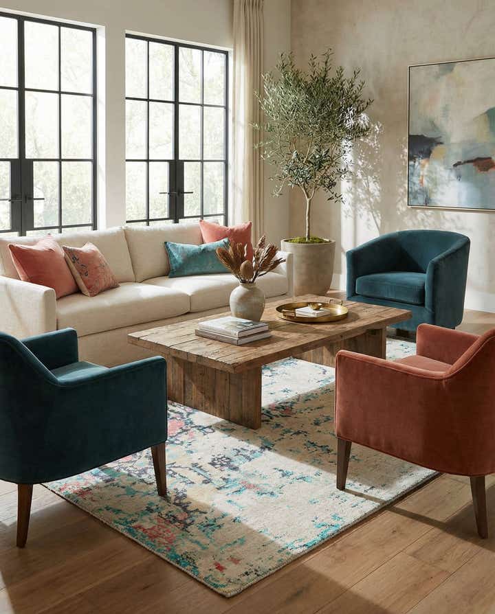 8' 7 x 11' 7 Hand Knotted Moroccan Wool Rug