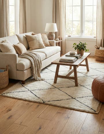 5' 2 x 7' 1 Hand Knotted Oushak Wool Rug
