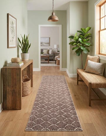 2' x 8' Eco Trellis Runner Rug