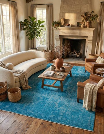 7' 6 x 10' 10 Hand Knotted Moroccan Wool Rug