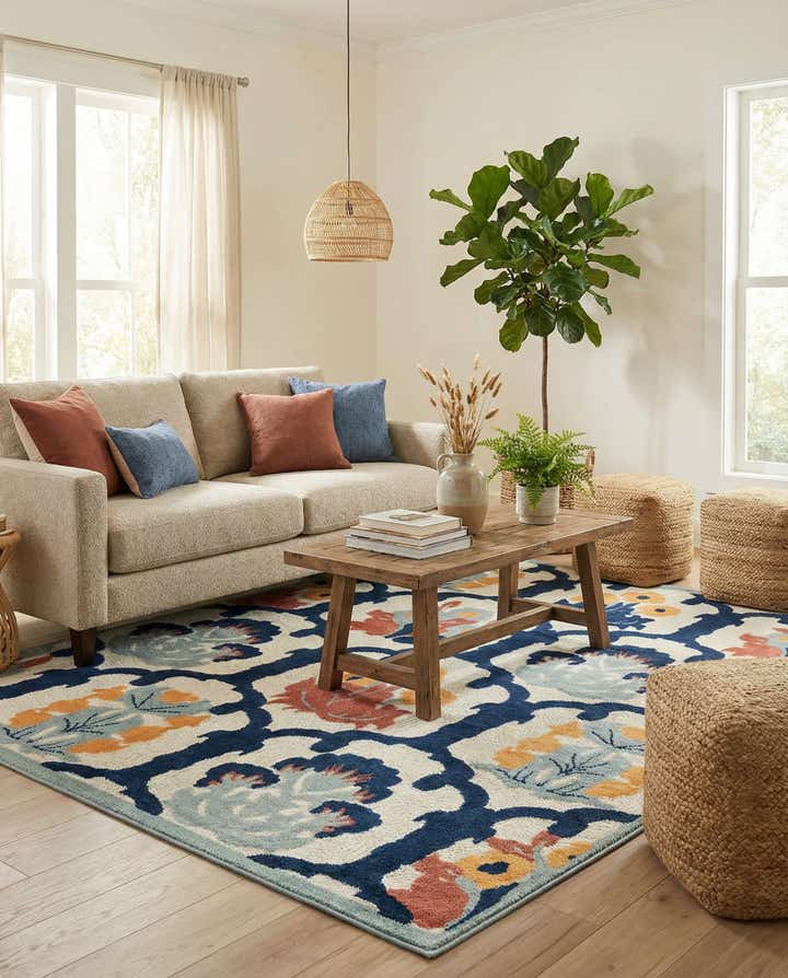 7' x 10' Easy-Clean Belize Indoor / Outdoor Rug