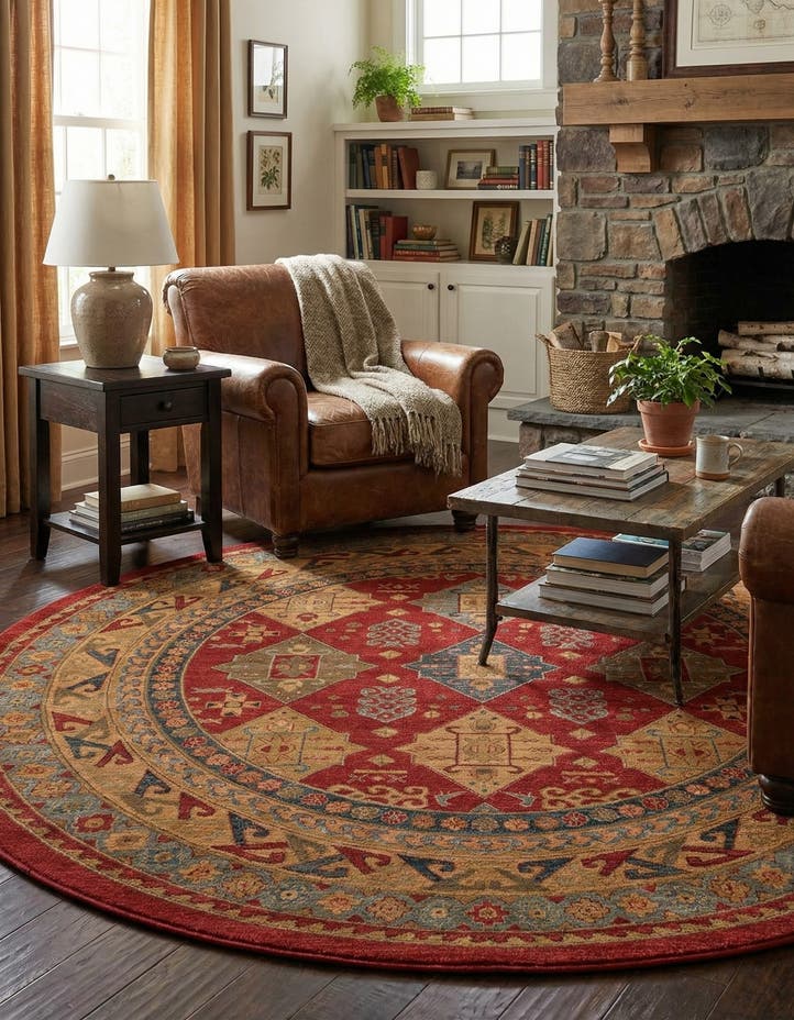 8' x 8' Sara Round Rug