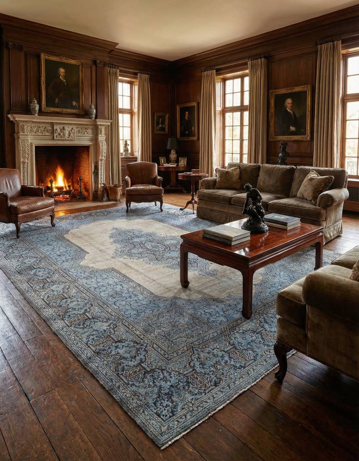 Detail image of 8' 9 x 11' 9 Vintage Royal Rug