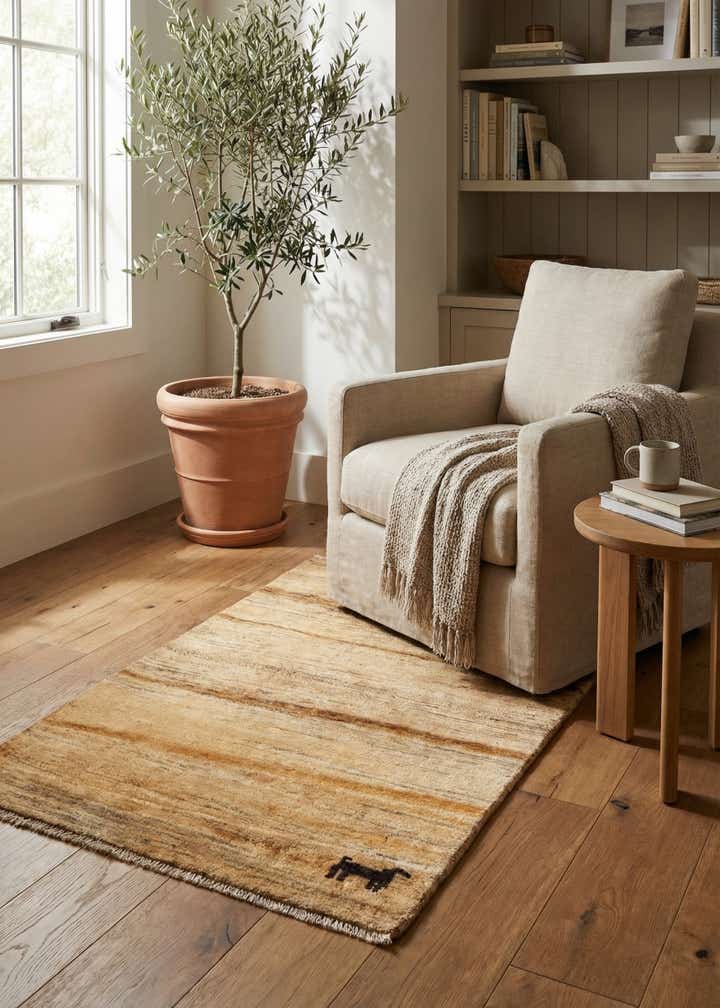 3' x 5' 1 Hand Knotted Modern Ziegler Wool Rug