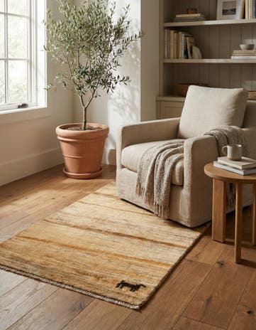 3' x 5' 1 Hand Knotted Modern Ziegler Wool Rug