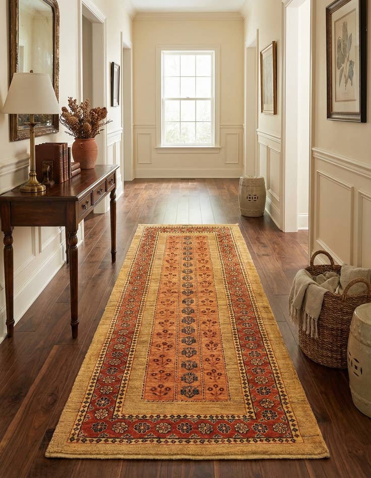 Detail image of 2' 9 x 5' 10 Kashkuli Wool Runner Rug