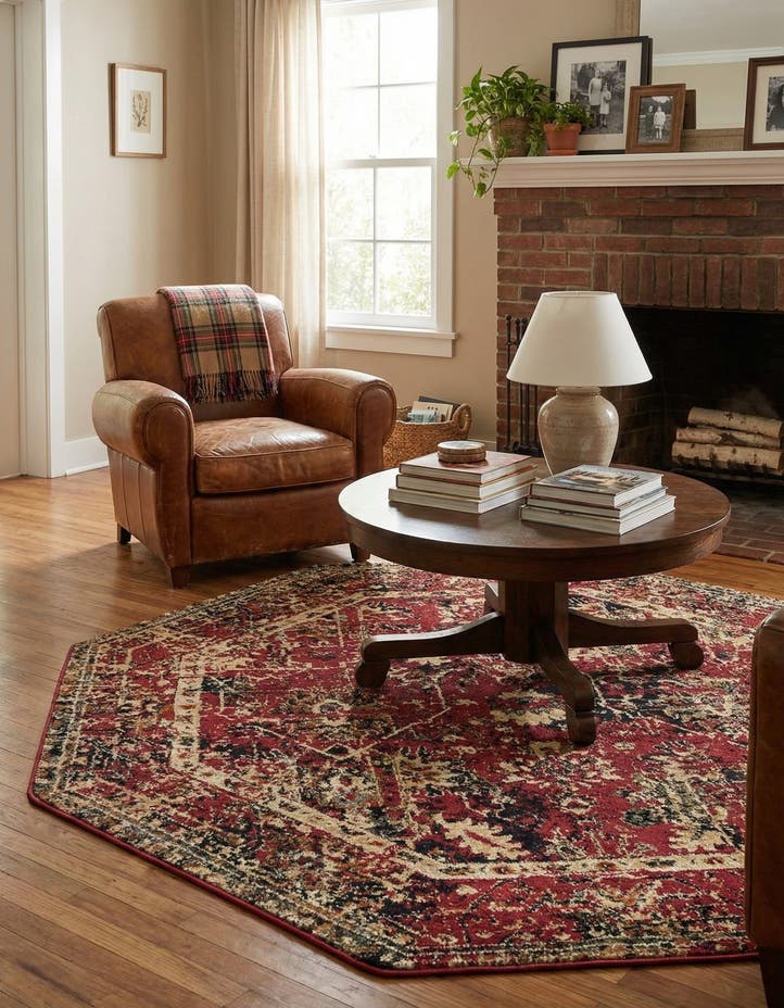 5' 3 x 5' 3 Saturn Octagon Rug