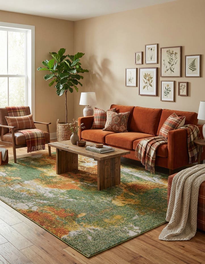 7' x 10' Washable Haerfest Rug
