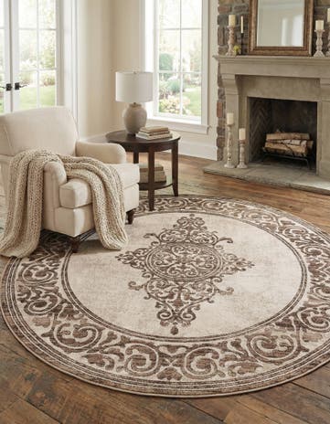 7' 10 x 7' 10 Hermitage Round Rug