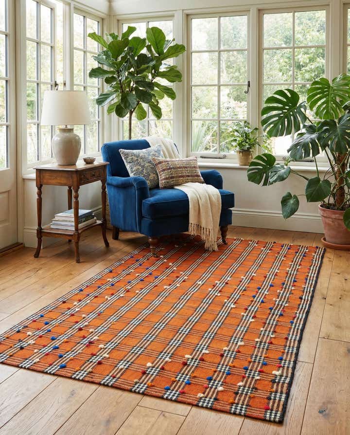4' 3 x 6' 8 Jajim Wool Rug