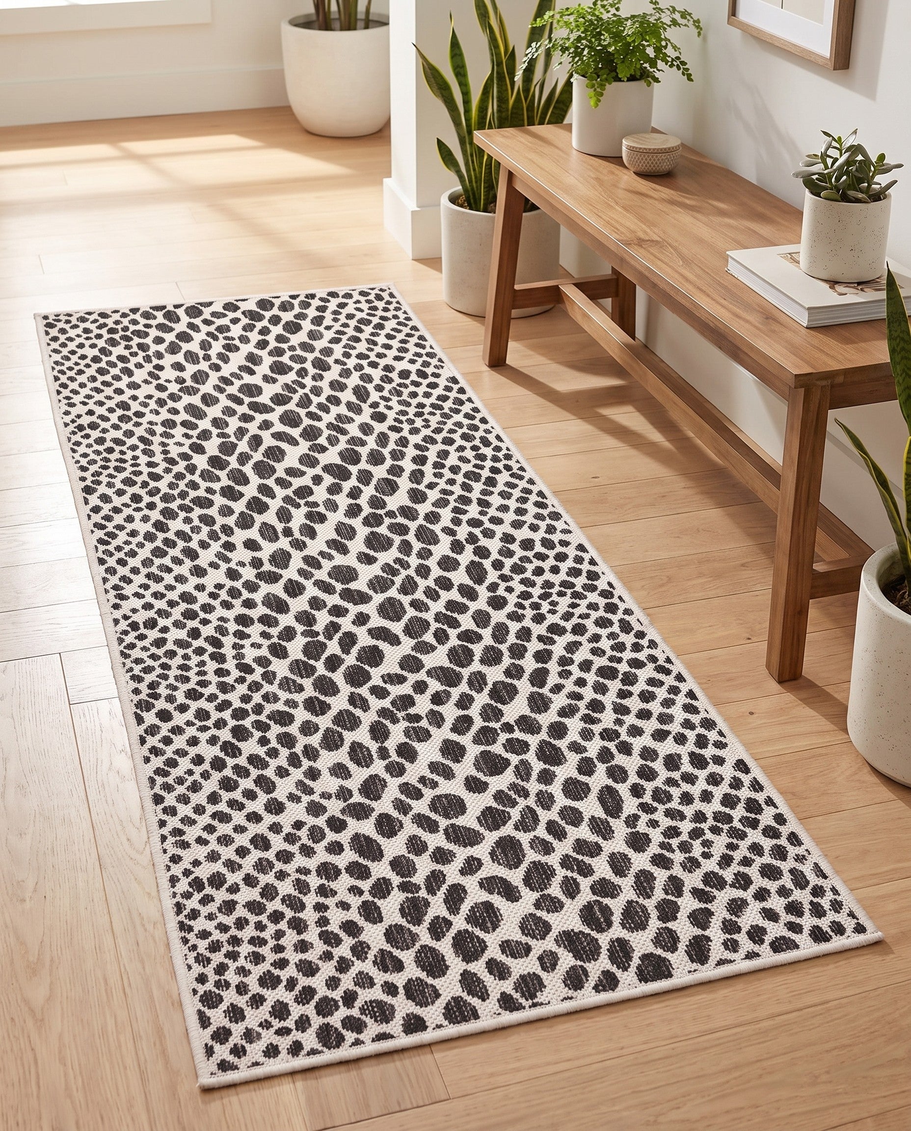 2' x 5' 3 Easy-Clean Jill Zarin Cape Town Indoor / Outdoor Runner Rug