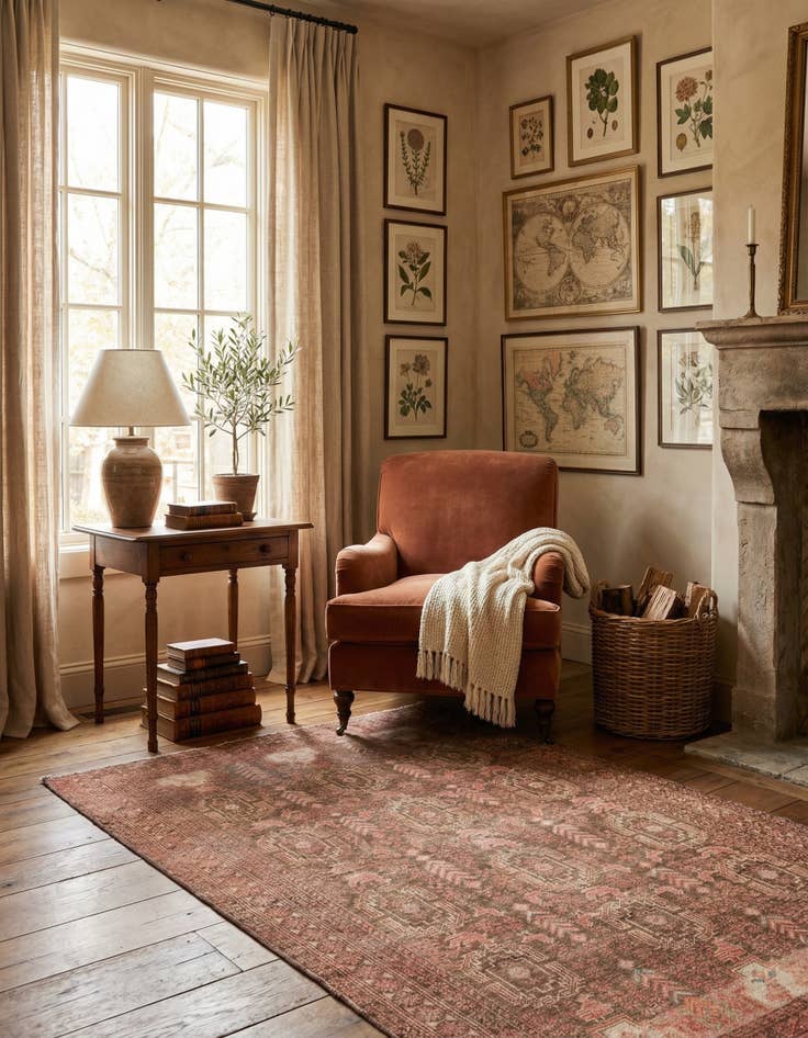 Detail image of 3' 2 x 5' 6  Hand Knotted Ultra Vintage Persian Wool Rug