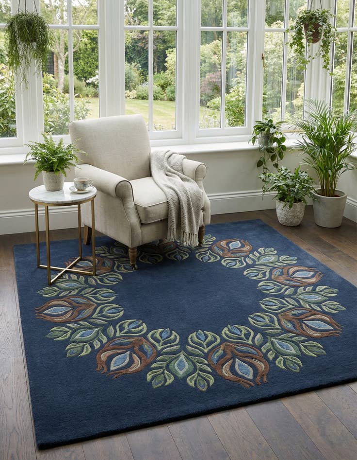 Detail image of 7' 7 x 7' 7 Luna Square Rug