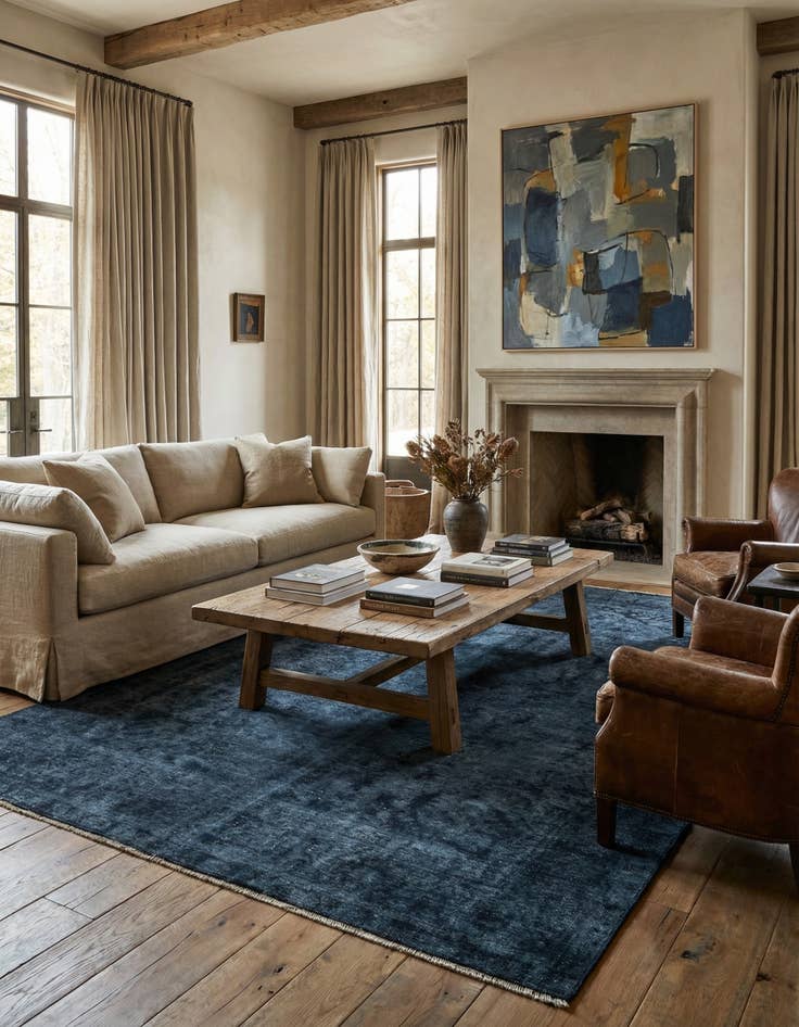 Detail image of 7' 5 x 11' 2  Hand Knotted Ultra Vintage Persian Wool Rug