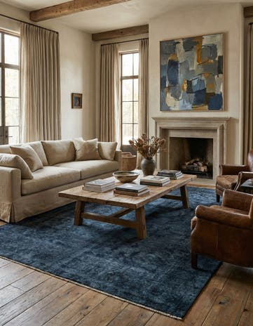 7' 5 x 11' 2 Hand Knotted Ultra Vintage Persian Wool Rug