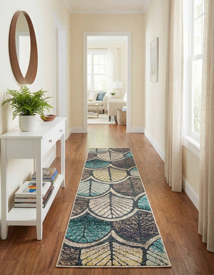Detail image of 2' x 8' Easy-Clean Casablanca Indoor / Outdoor Runner Rug