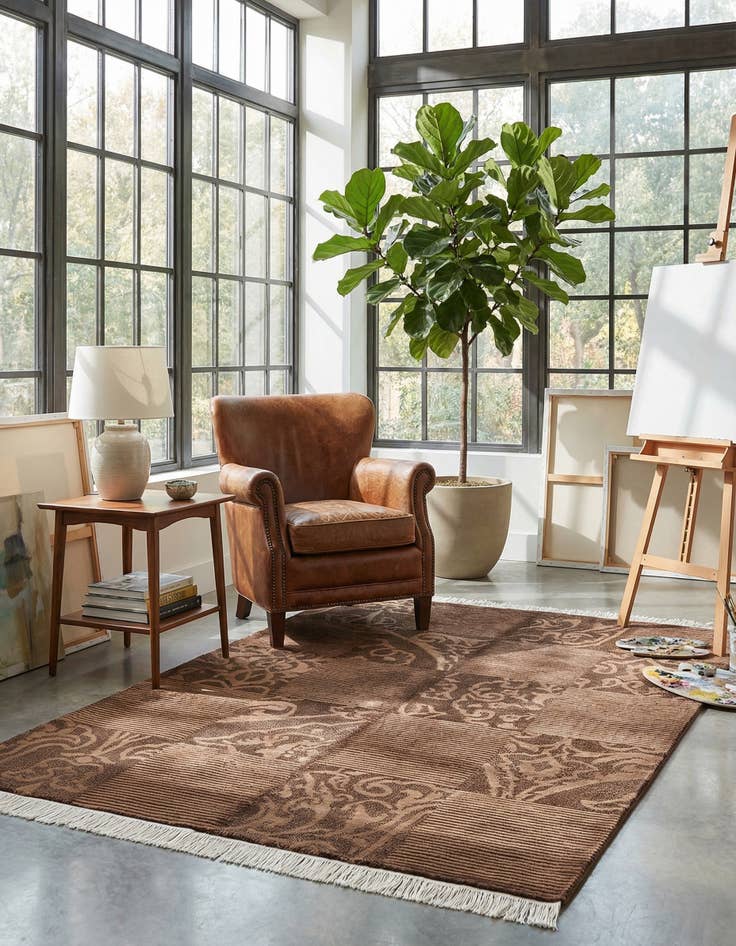 Detail image of  4' 1 x 6' Darya Rug