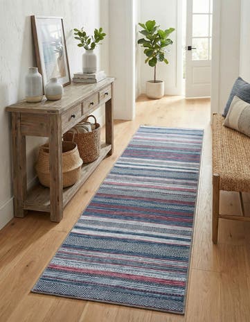 2' 7 x 10' Washable Yara Runner Rug