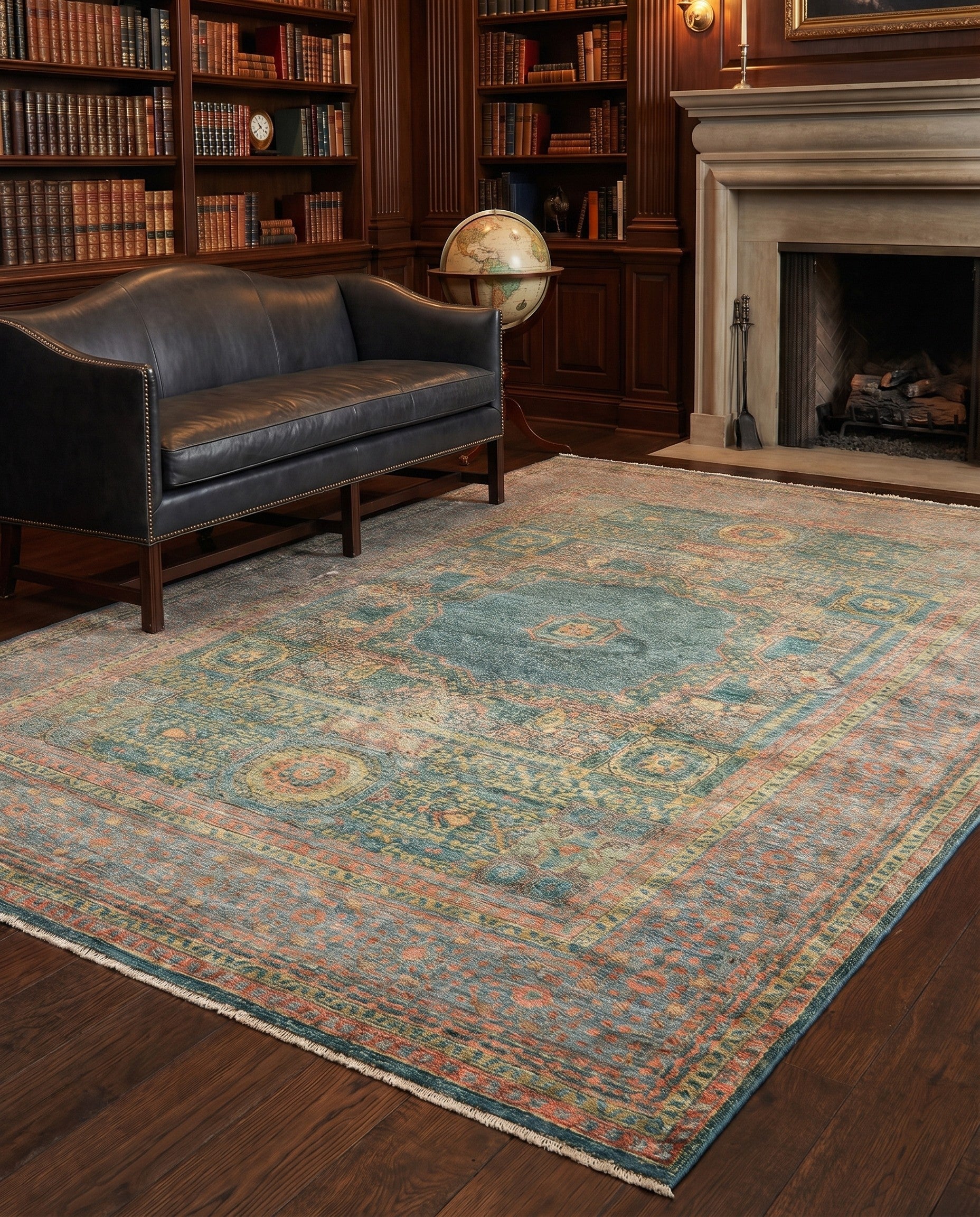 5' 9 x 7' 9 Hand Knotted Mamluk Rug