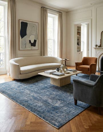 9' 2 x 10' 10 Hand Knotted Ultra Vintage Persian Wool Rug