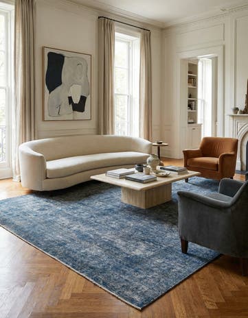 9' 2 x 10' 10 Hand Knotted Ultra Vintage Persian Wool Rug