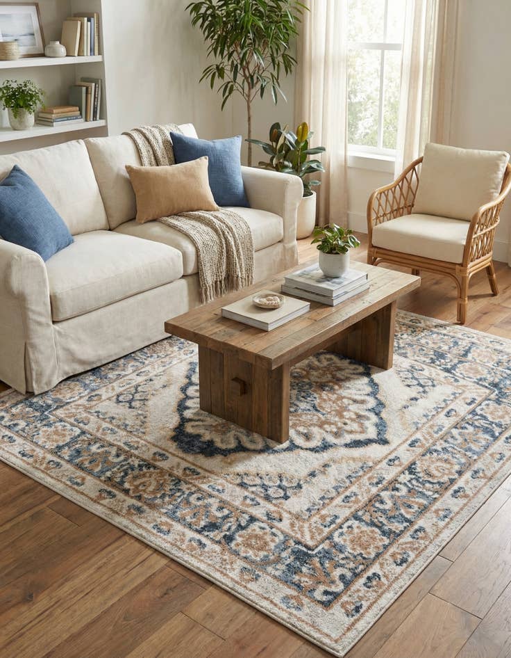 Detail image of 4' x 4' Oxford Square Rug