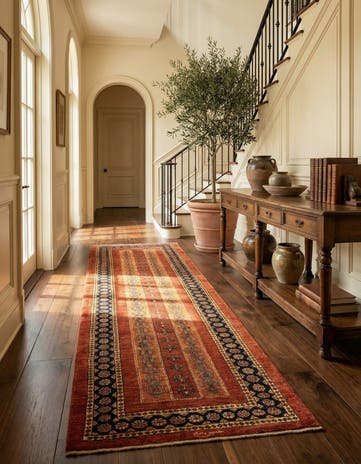2' 11 x 10' 2 Luribaft Wool Runner Rug