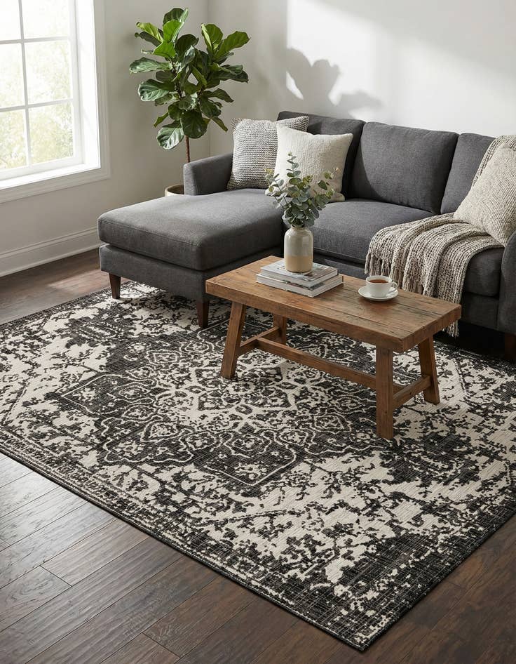 Detail image of 7' x 10'  Washable Jill Zarin Dubai Indoor / Outdoor Rug