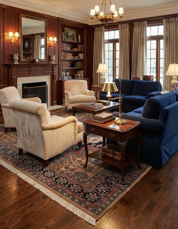 5' 3 x 8' 2 Hand Knotted Bokhara Oriental Wool Rug