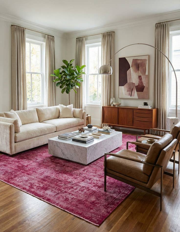 Detail image of 9' 9 x 12' 10  Hand Knotted Ultra Vintage Persian Wool Rug