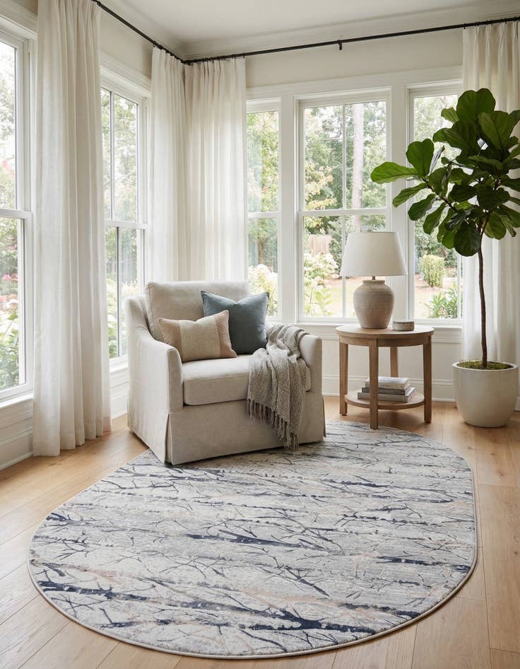 Detail image of 5' 3 x 8' Finsbury Oval Rug