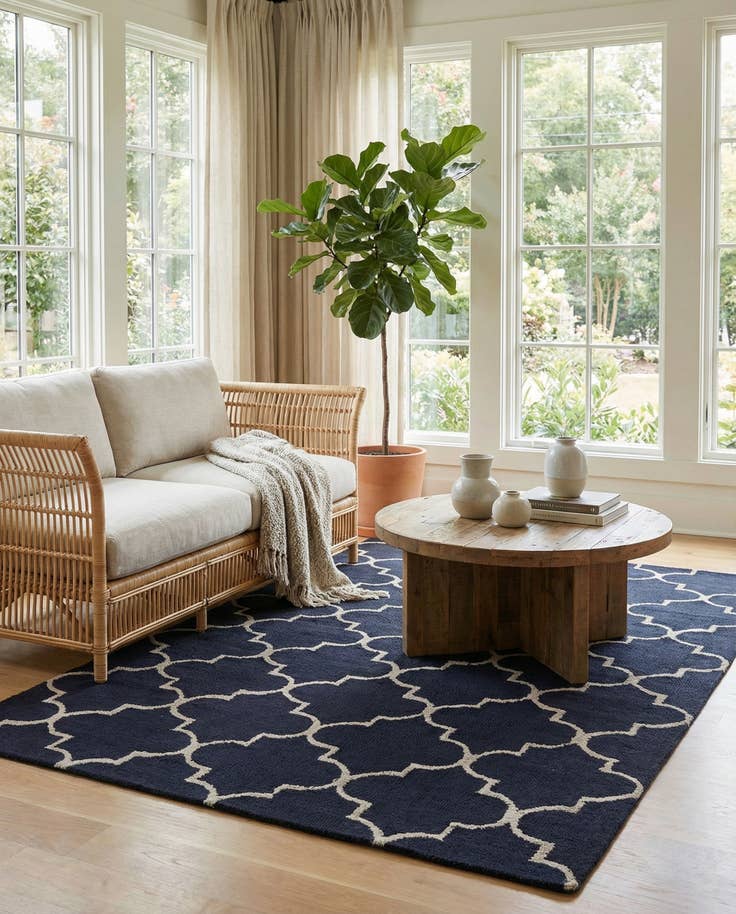 Detail image of 5' 1 x 8' Luna Rug