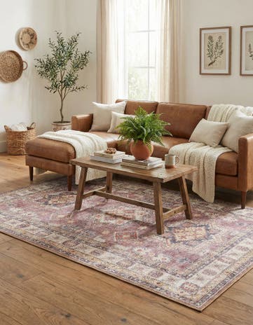 5' 1 x 8' Washable Timeless Rug