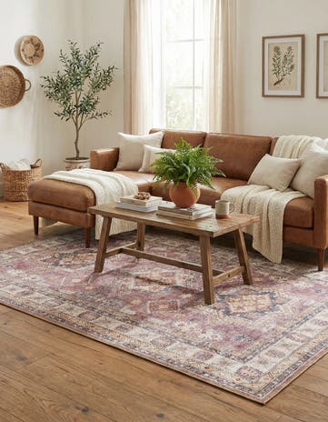 5' 1 x 8' Washable Timeless Rug