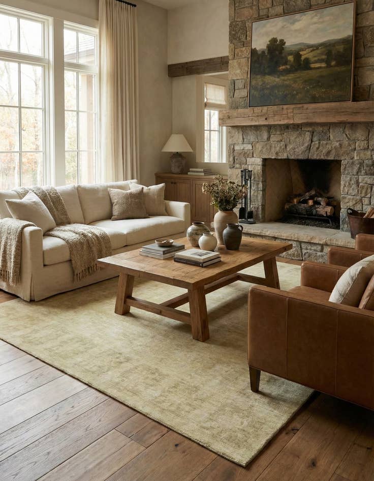 Detail image of 7' 9 x 7' 10  Hand Knotted Over-Dyed Ziegler Square Rug