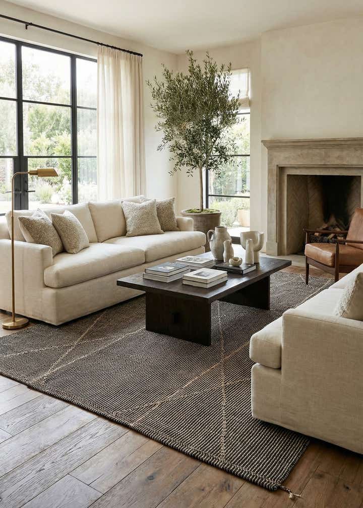 9' 10 x 14' 4 Hand Knotted Moroccan Wool Rug