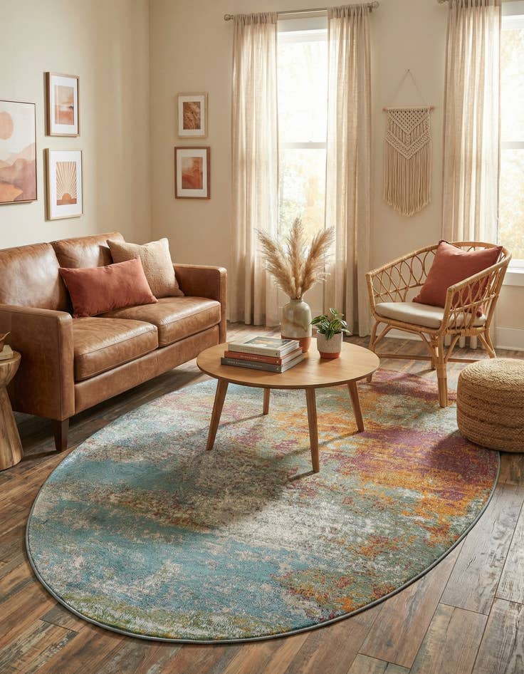 Detail image of 5' 5 x 8' Paragon Oval Rug