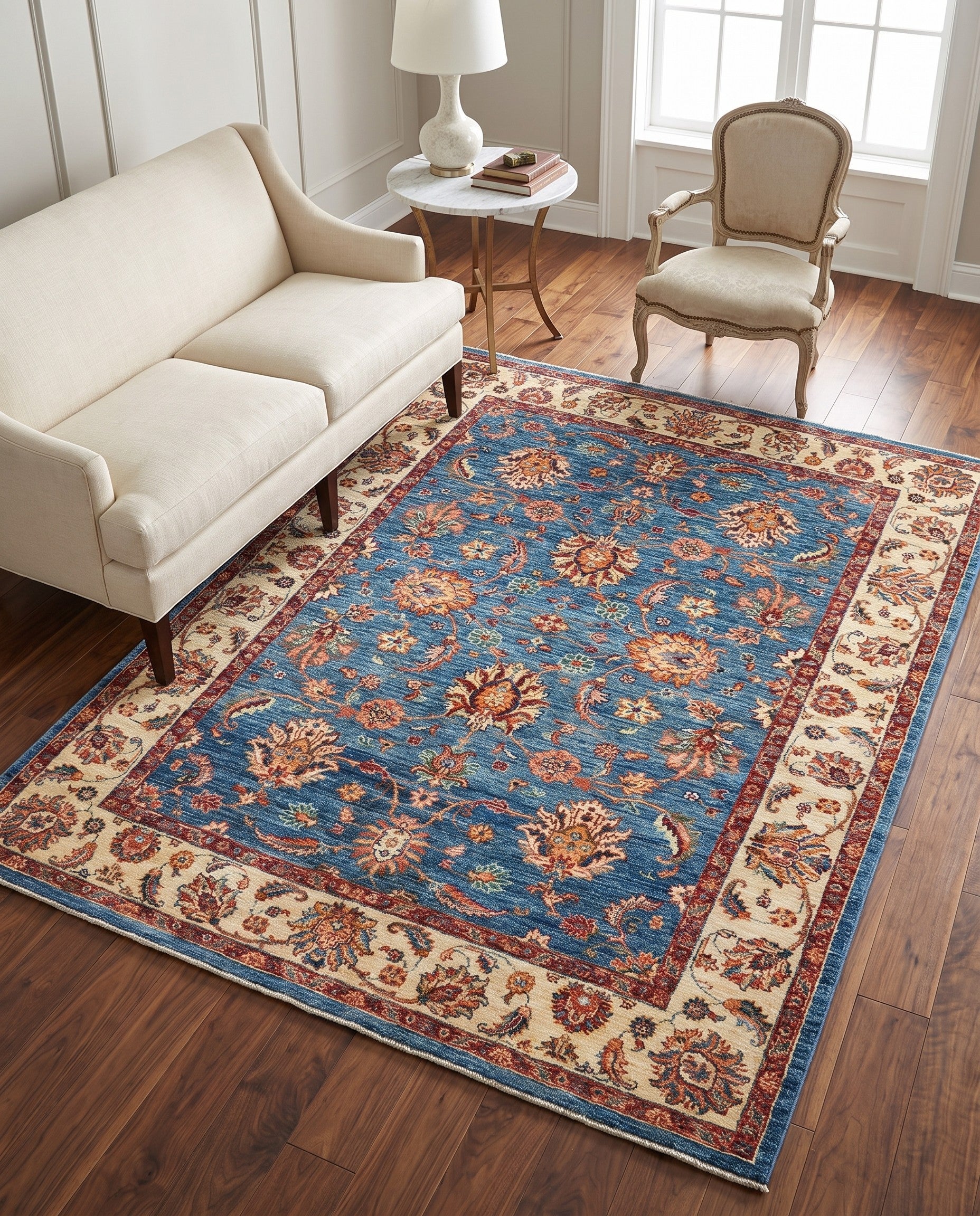 5' x 6' 6 Hand Knotted Ariana Ziegler Rug
