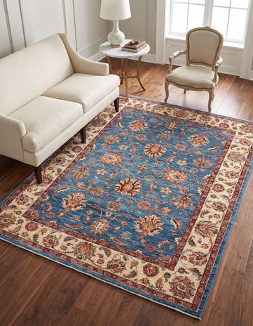 5' x 6' 6 Hand Knotted Ariana Ziegler Rug
