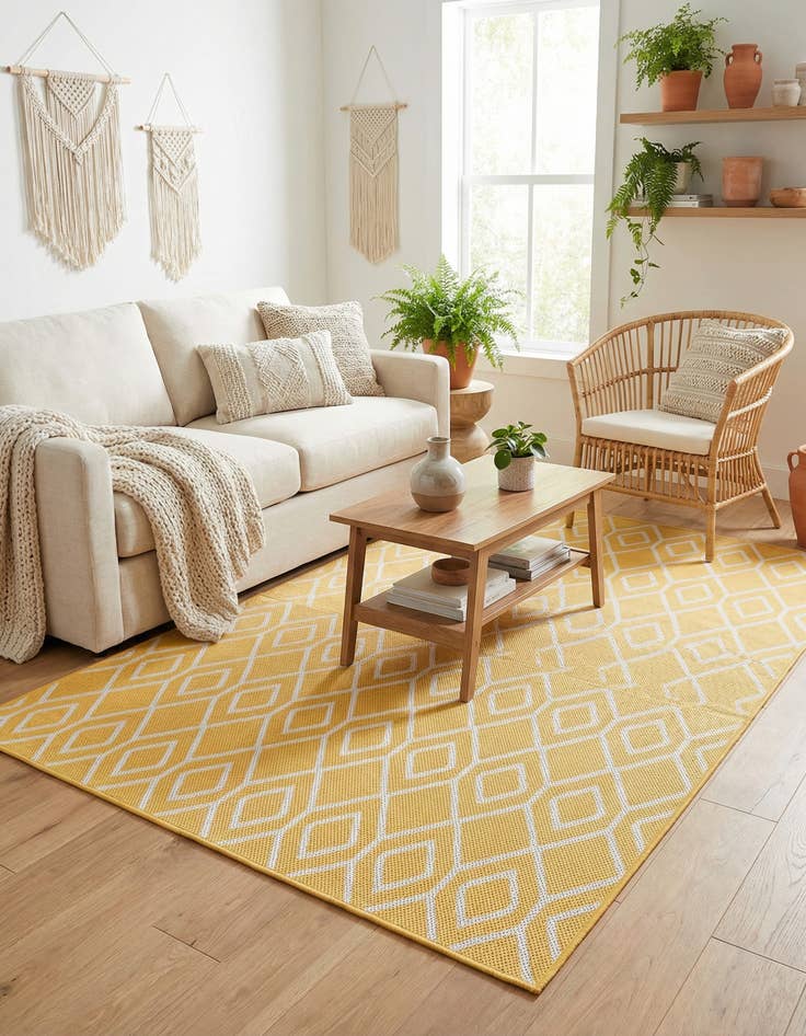 Detail image of 4' x 6'  Washable Jill Zarin Turks and Caicos Indoor / Outdoor Rug