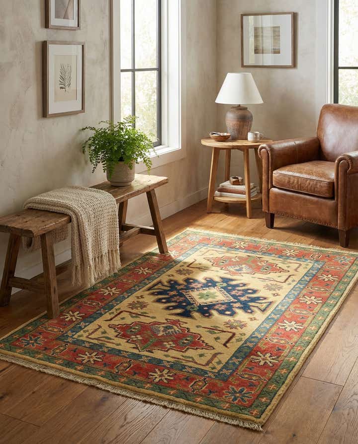 2' 10 x 4' 1 Hand Knotted Kazak Rug