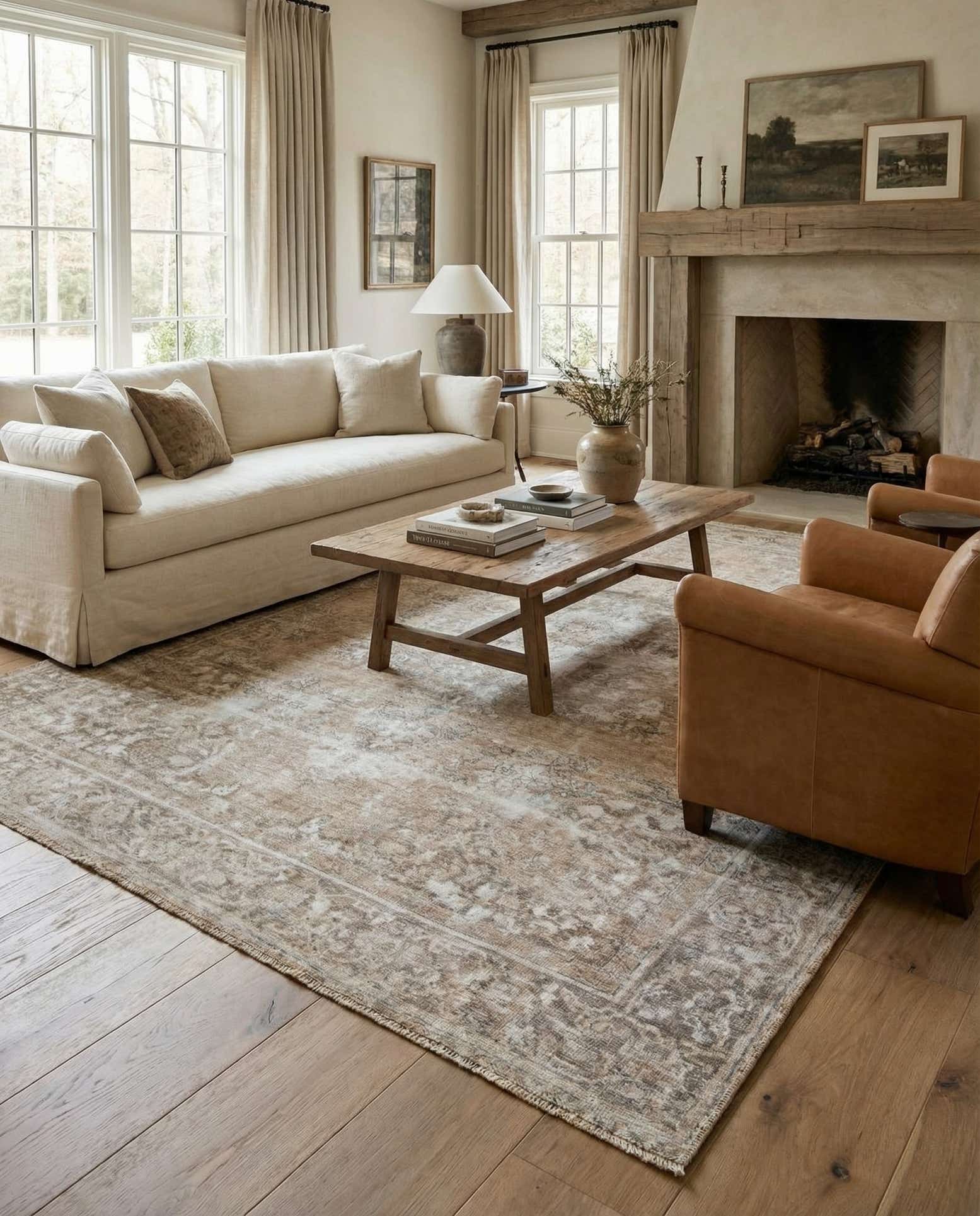 9' 4 x 12' 8 Hand Knotted Ultra Vintage Persian Wool Rug