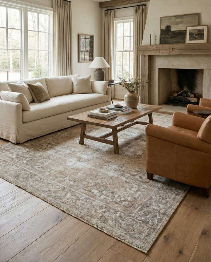 9' 4 x 12' 8 Hand Knotted Ultra Vintage Persian Wool Rug